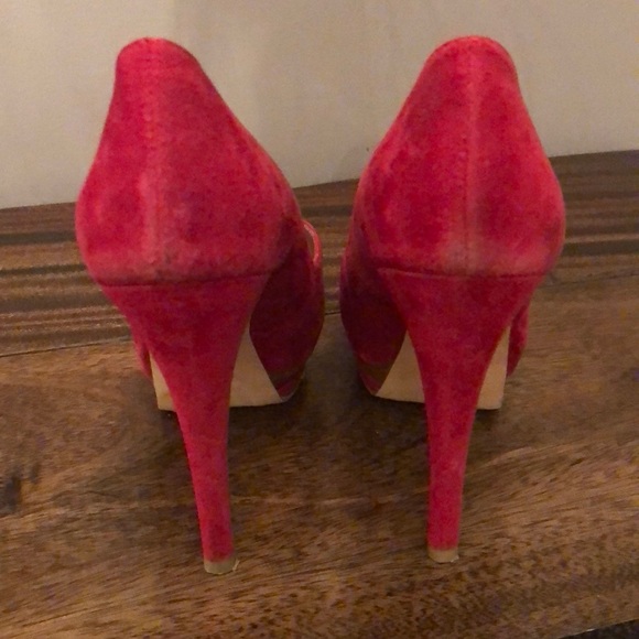 Pelle moda suede platform stilettos - Picture 2 of 3